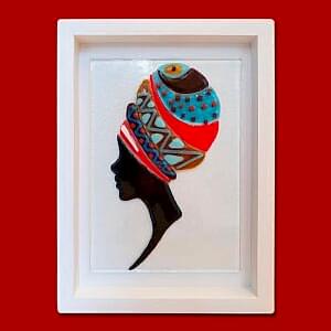 African Woman, El Yapımı Duvar Süsü