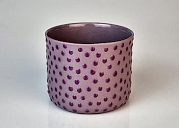 “Dots”Purple on Purple Midi