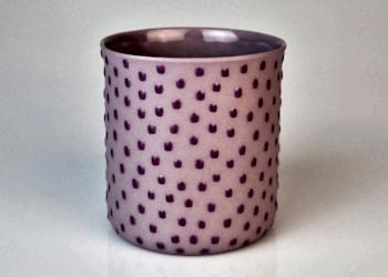 “Dots”Purple on Purple Maxi