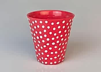 “White on Crimson”Espresso XL