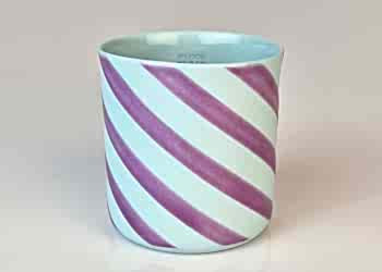 “Spiral”Purple on Mint Maxi