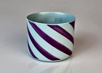 “Spiral”Purple on Mint Midi